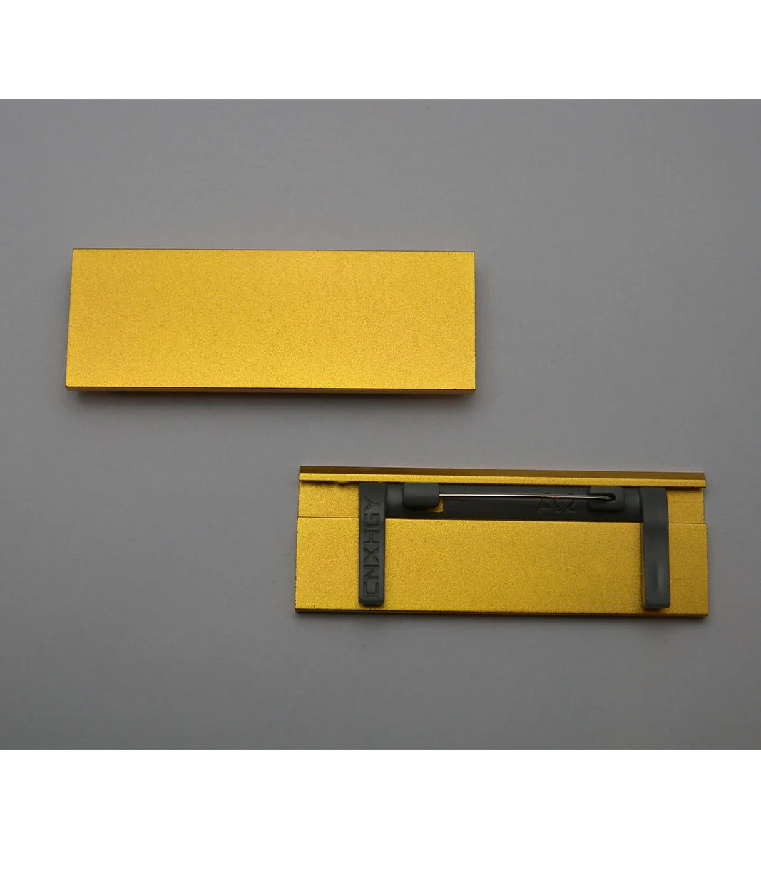 Sarı Metal Yaka Kartı MSB-011